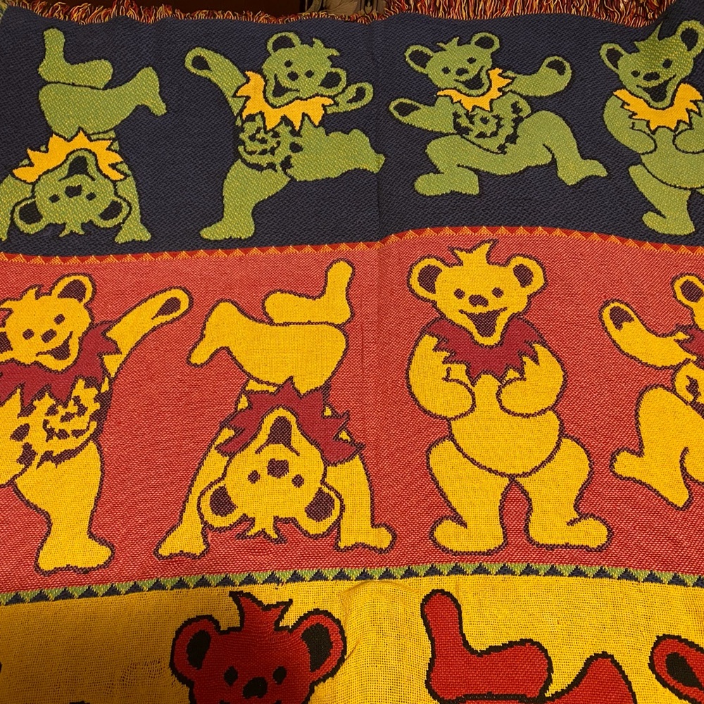 Woven Grateful Dead Blanket